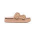 Sandali da donna rosa antico con zeppa e doppia fibbia gioiello Lora Ferres, Donna, SKU w041001231, Immagine 0
